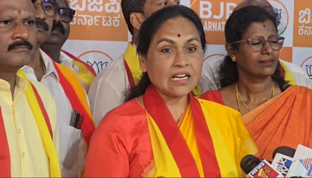 Kharge calling for RSS ban under pressure from Sonia, Rahul: MoS Shobha Karandlaje